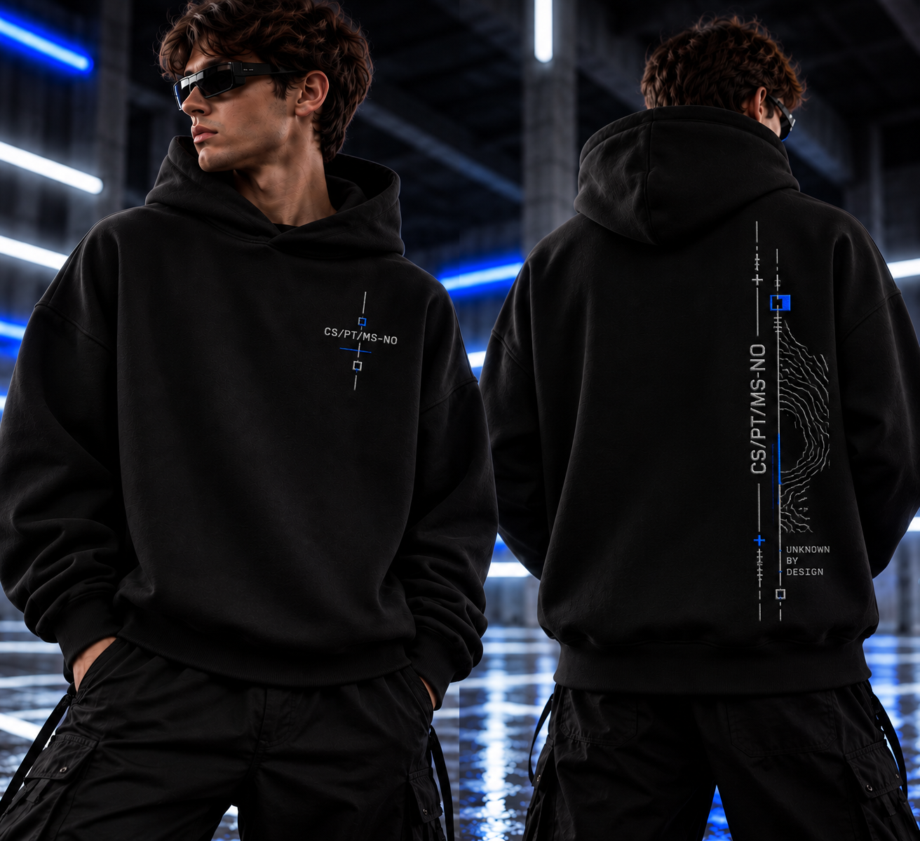 cs/pt/ms — offset 01 / oversized hoodie — black