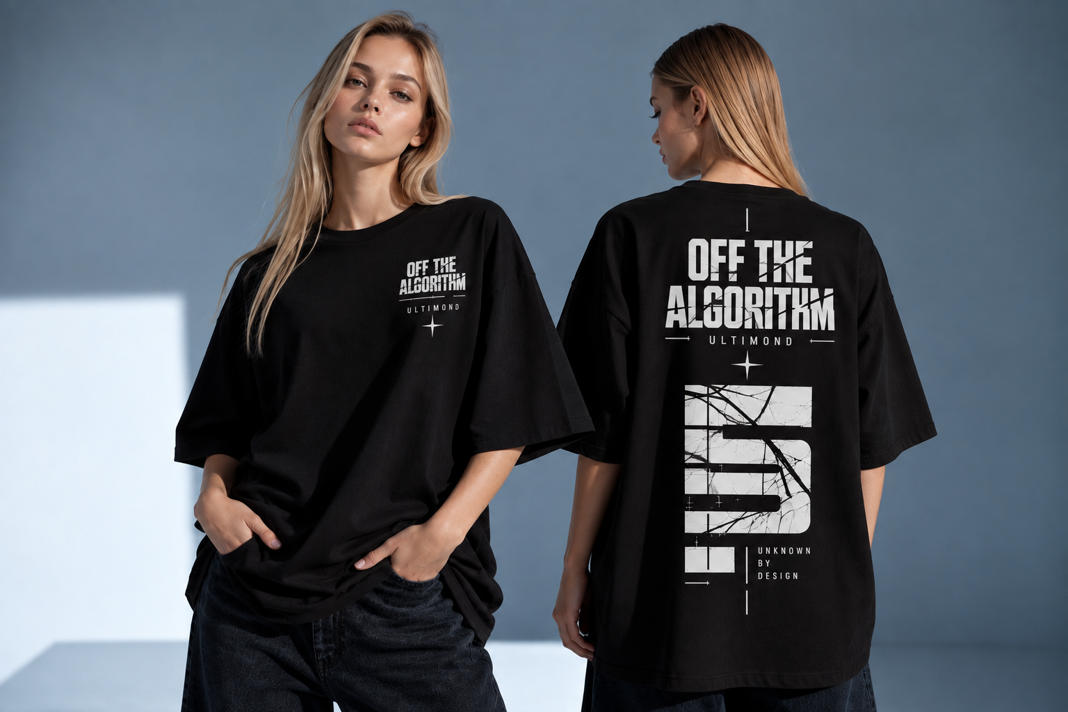 off the algorithm / oversized t shirt